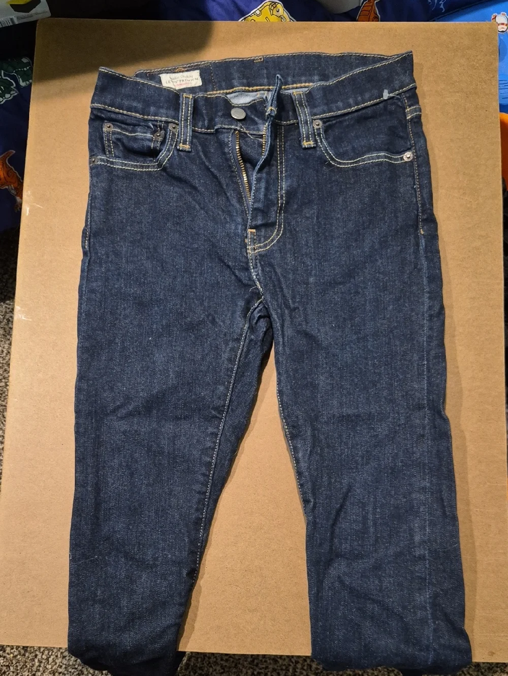 Dark Blue Denim Jeans. 29x32
